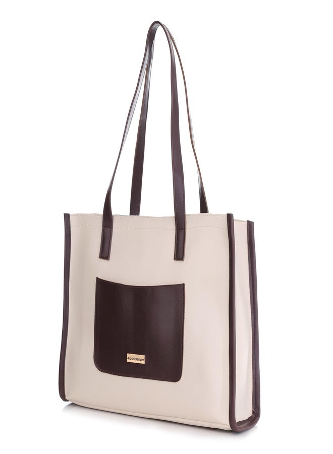 ROSS BROWN Women's Elegant Tote Bag | Fits up to 12-inch Laptop | Ladies Purse | Handbags for women - Image 1